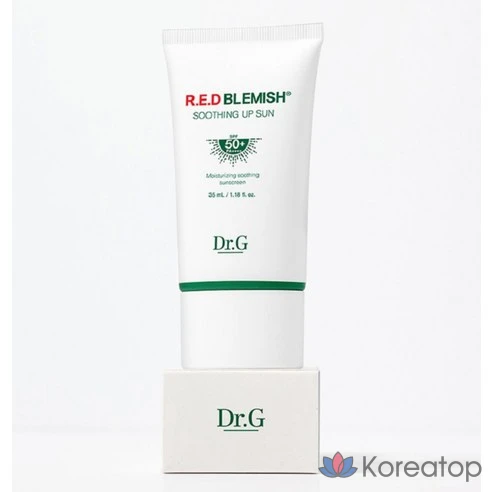Солнцезащитный крем для чувствительной кожи Dr.G, 35 мл
