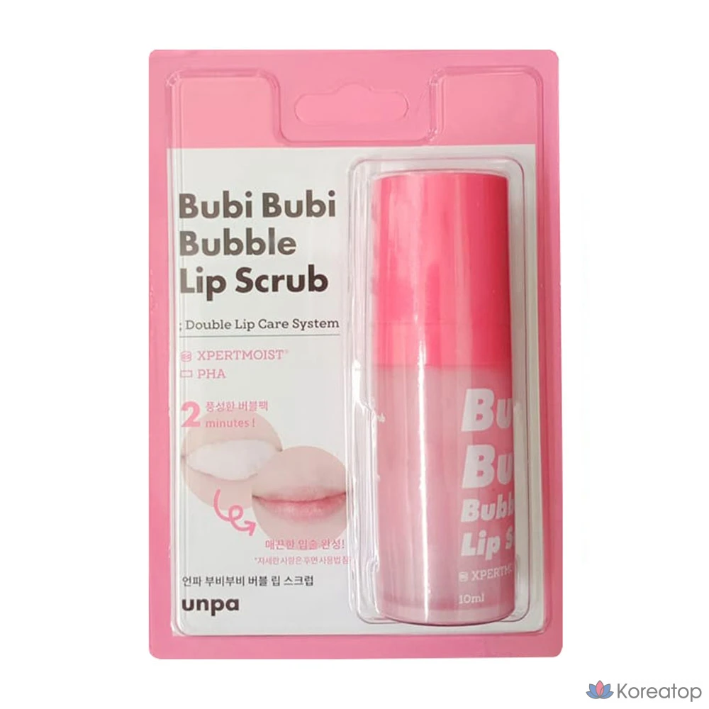 Скраб для губ UNPA Cosmetics BooBoo Lip Scrub, 12 мл, 1 шт.