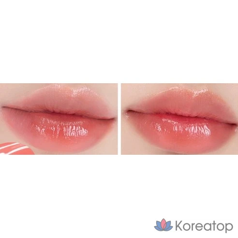 Глянцевый увлажняющий тинт для губ Rom&amp;nd Dewyful Water Tint 09 Cotton Melba, 5 г