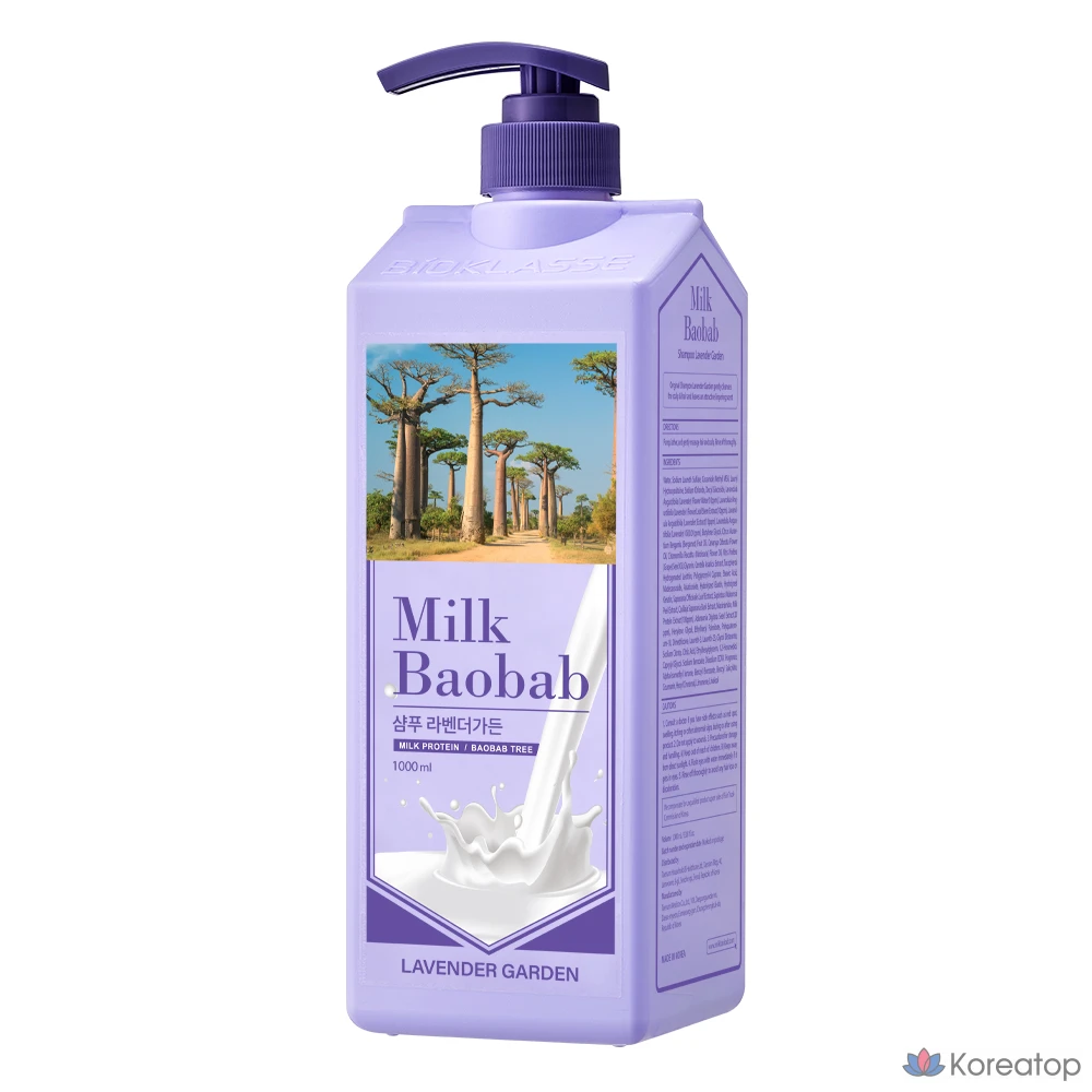 Шампунь Milk Baobab с ароматом лаванды, 1 л, 1 шт.