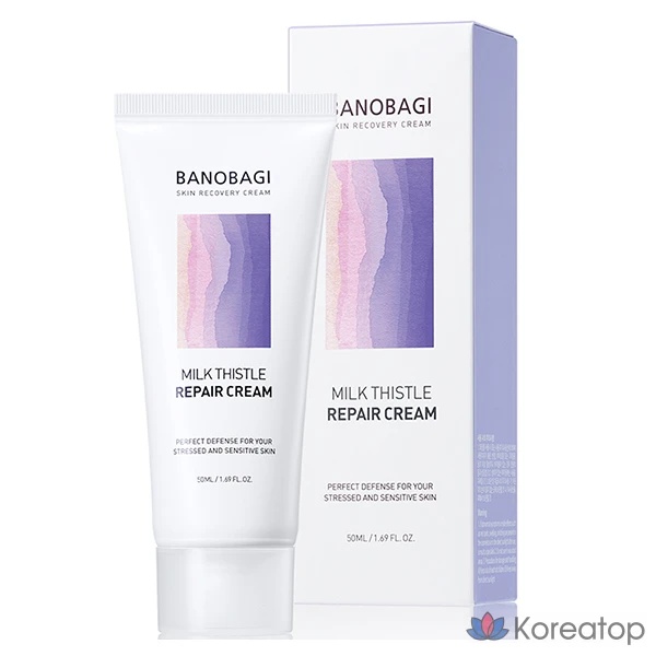 Восстанавливающий крем с расторопшей Banobagi, 50 мл, 1 шт.