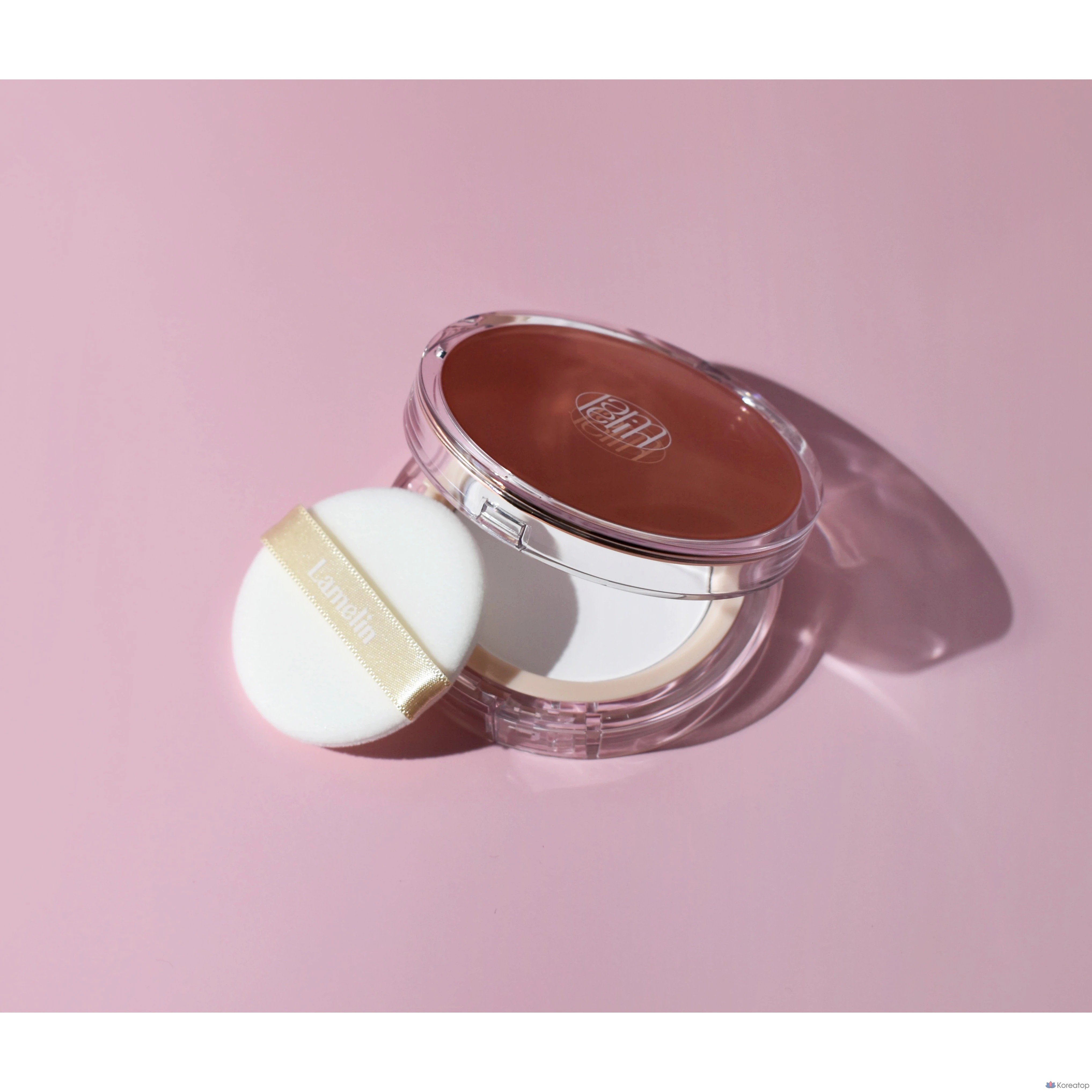 Lamelin Air Fit No-Sebum Pact, 12 г, белый, 1 шт.