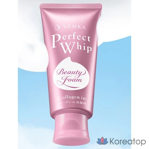 SHISEIDO Senka Perfect Whip Collagen In Очищающая пенка для лица, 120 г, 2 шт