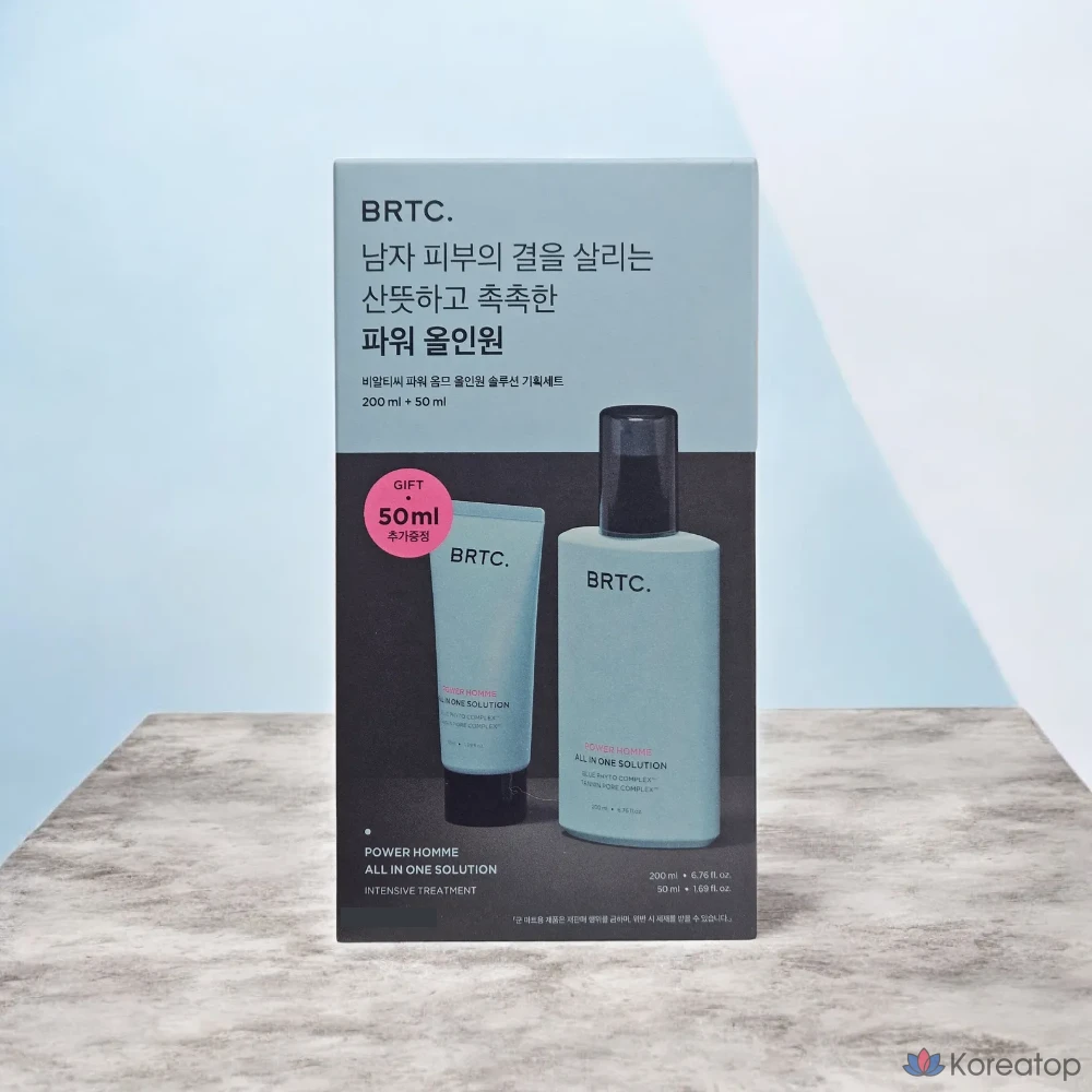 BRTC Power Homme All-in-One Solution 200 мл (+50 мл), 1 шт., 250 мл