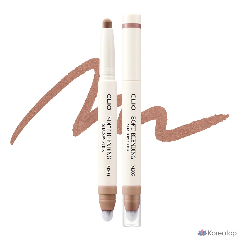 Палочка для растушевки теней Clio Soft Blending Shadow Stick, M203 Mellow Woody, 1 шт.