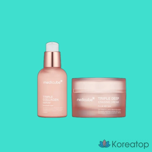 Набор Medicube Renewal Water Glow Duo из 2 предметов (сыворотка 4.0 + крем для глубокого очищения)