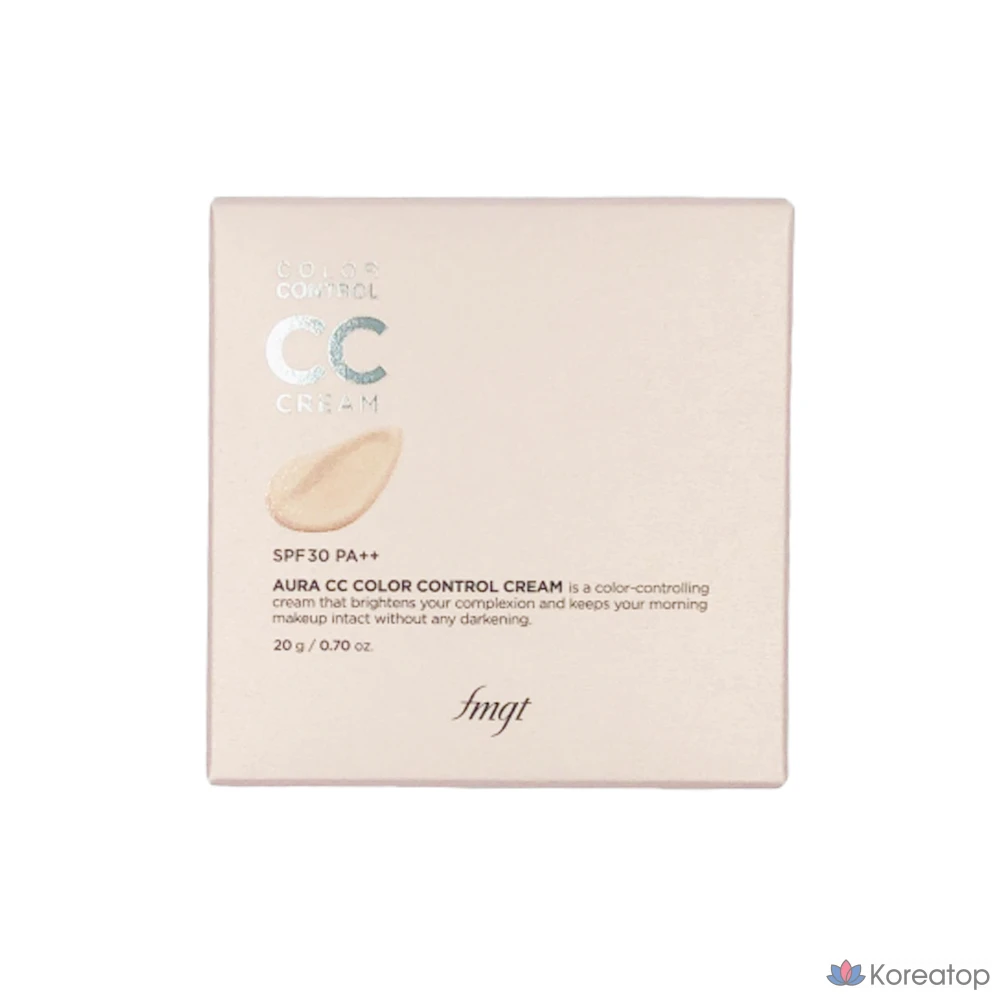 Крем Aura CC Cream от FMGT, 20 г, 02, 1 шт.