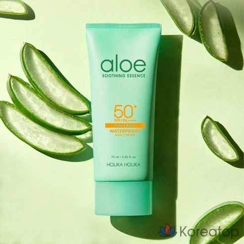 Holica Holica Водостойкий солнцезащитный крем с алоэ SPF50+ PA, 70 мл