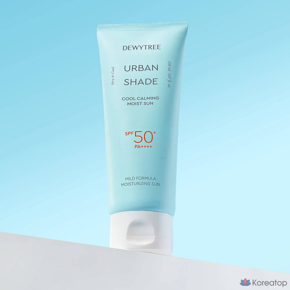 Солнцезащитный крем Dewytree Urban Shade Cool Calming Moisture Sunscreen SPF50+ PA++++, 150 мл, 1 шт., фото 2