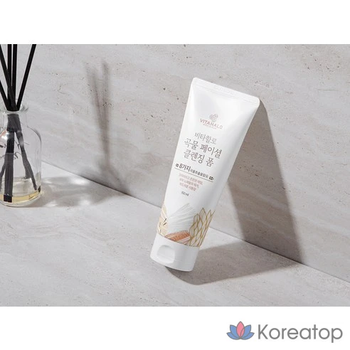 Очищающая пенка для лица Vitahalo Grain, 150 мл, 4 шт.