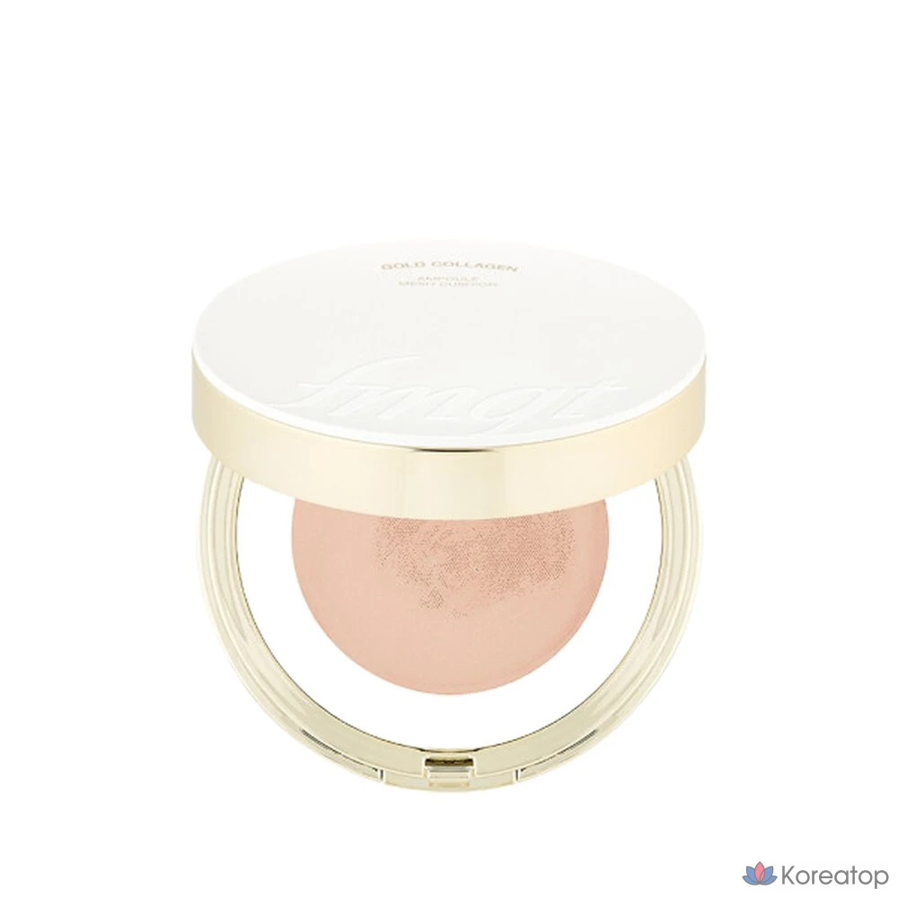 Ампула-подушечка с коллагеном Gold Collagen Ampoule Mesh Cushion, 13 г, натуральный бежевый цвет, 1 шт.