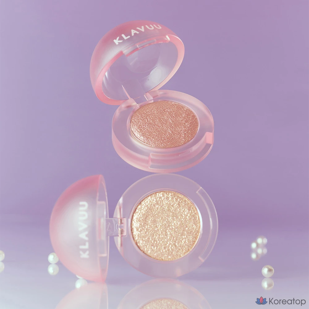 Тени для век Klavuu Urban Pearlusion Sparkle Eyeshadow, оттенок Rose Muly, 1.4 г, 1 шт., фото 2