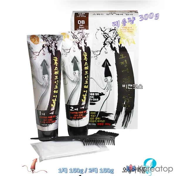 Краситель для чернил кальмара Geumsong от Newgen Korea Oriental Medicine, коричневый, 1 шт.