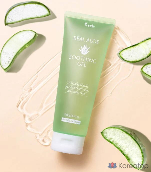 Успокаивающий гель с алоэ вера Prreti Real, 1 шт., 250 г