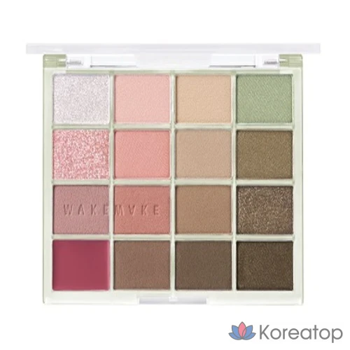 Палетка теней для век WAKEMAKE Soft Blurring Eye Palette, оттенок 21 Fall in Fig Blurring, 1 шт.