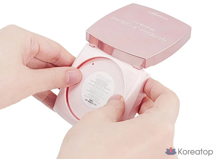 Кушон CHOSUNGAH Raybeam Up Cream Angeling Edition CC Cushion SPF50+ PA++++, оттенок Peach, 14 г, 3 шт.