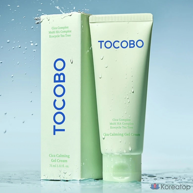 Tokobo Cica Успокаивающий гель-крем, 1 шт., 75 мл