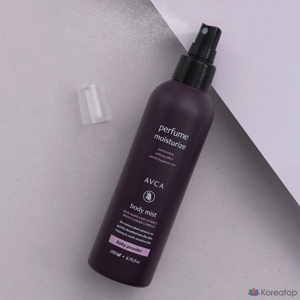 Парфюмерный спрей для тела AVCA с детской присыпкой, 200 мл, 1 шт.