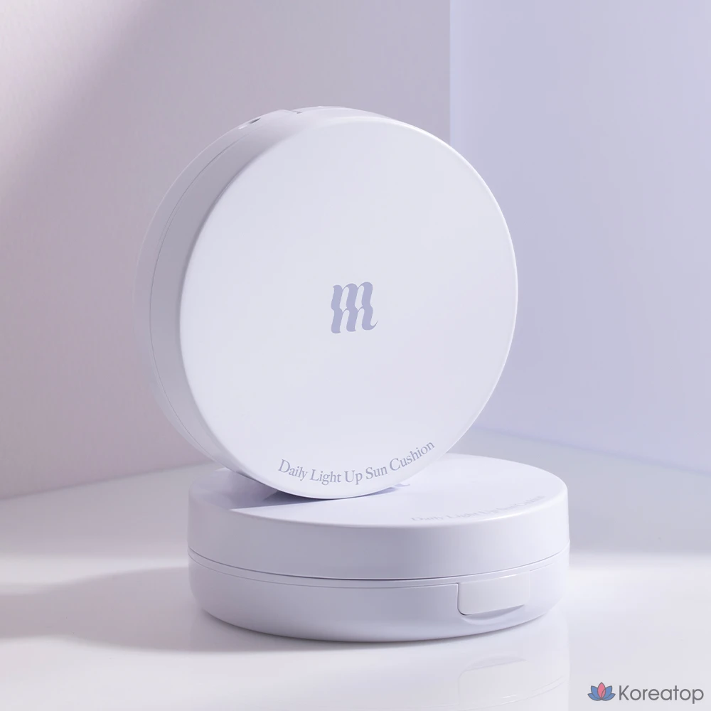 Солнцезащитный крем MERZY Daily Light Up Sun Cushion SPF50+ PA++++, 12 г, 1 шт.