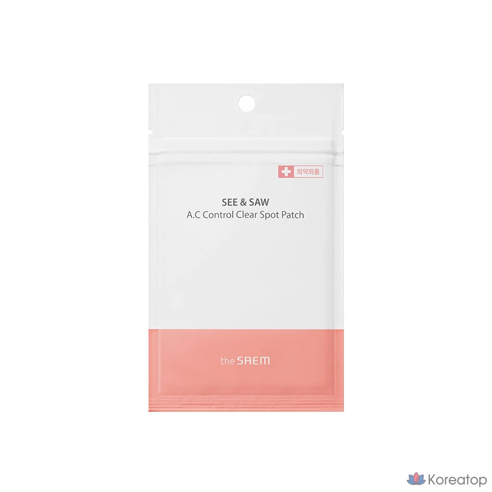 Набор прозрачных патчей The Saem C&amp;S AC Control Clear Spot Patch 10 мм (12 шт.) + 12 мм (12 шт.), 1 шт.