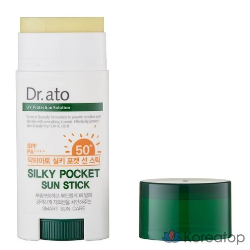 Солнцезащитный стик Dr. Ato Silky Pocket Sun Stick SPF50+ PA++++