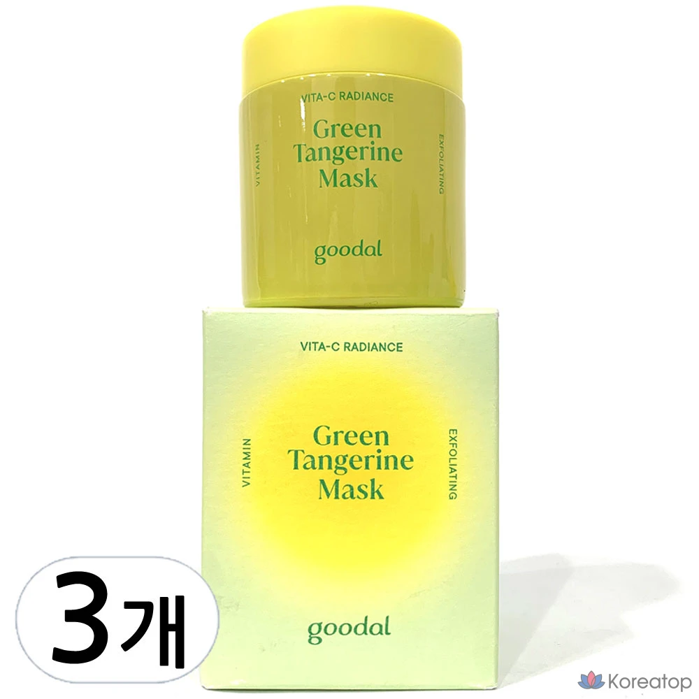 Очищающая маска Goodal Green Tangerine Vita C Wash-off Mask, 3 шт.