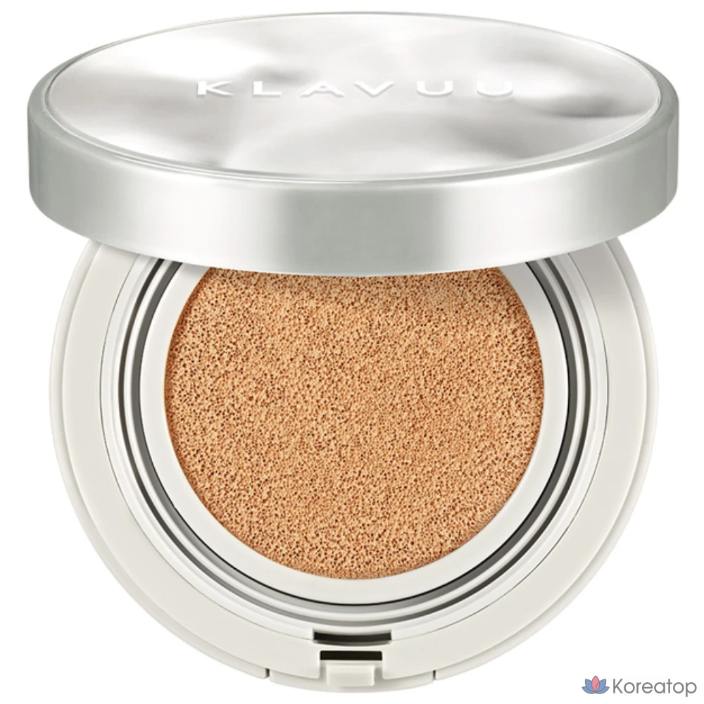 Тональный крем Klavuu High Coverage Tension Cushion EX, 12 г, оттенок 21, светло-бежевый, 1 шт.