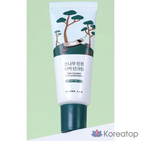 Крем с экстрактом игл сосны Round Lab SPF50+PA + + ++