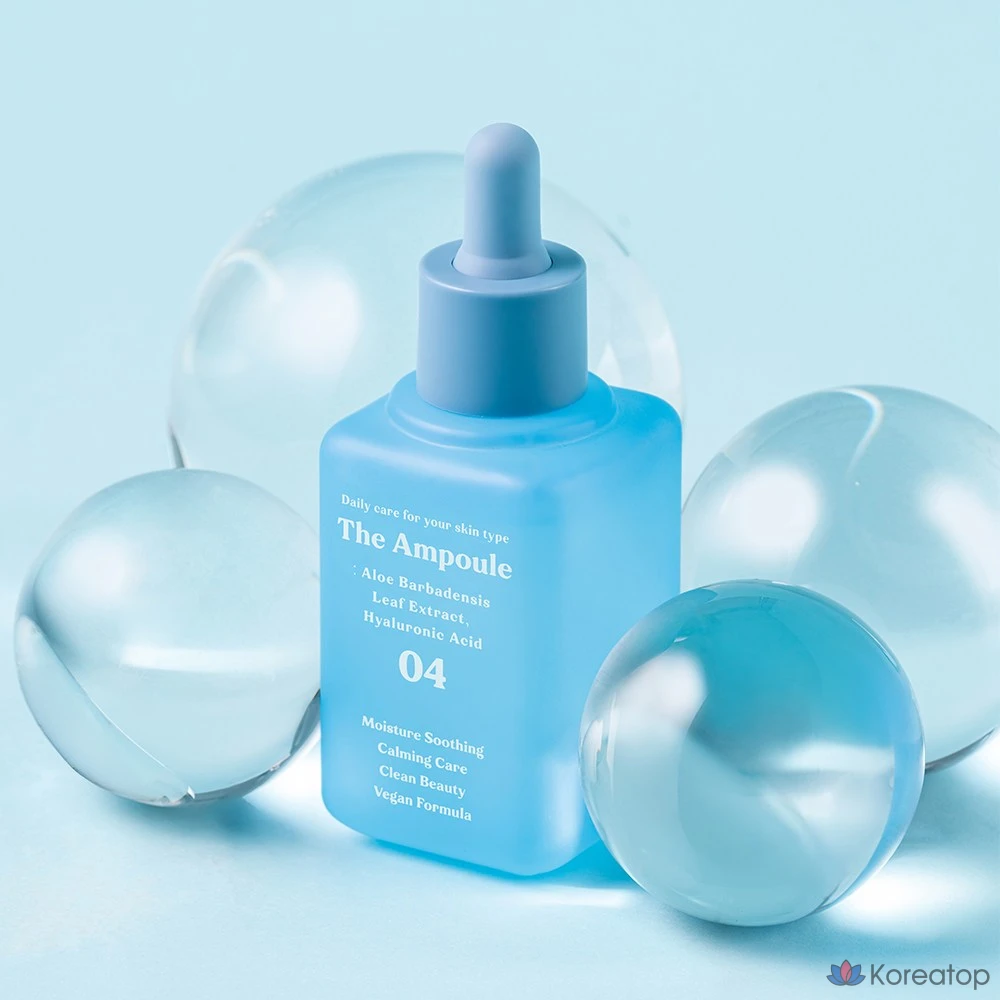 Сыворотка Dermashare The Ampoule Vegan Aloe Vera Leaf Hyaluronic Acid, 60 мл, 1 шт.