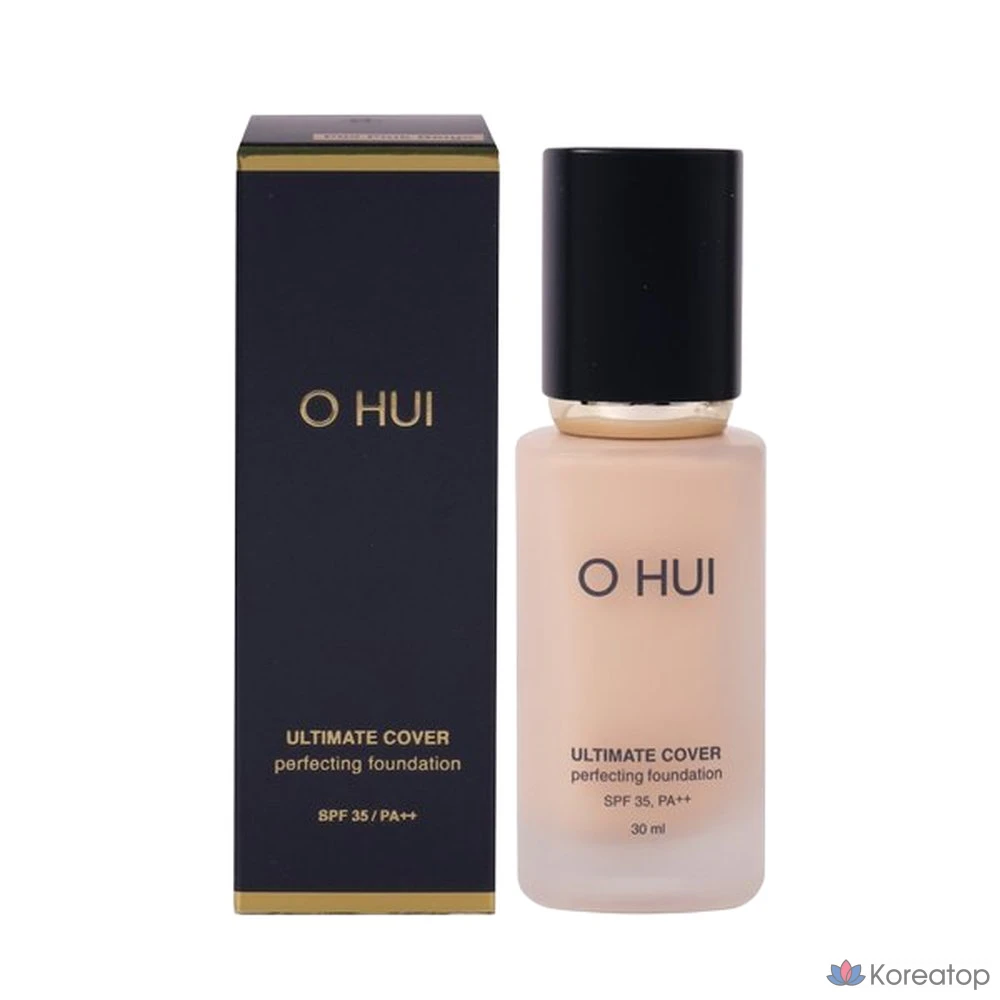 Тональный крем Ohui Ultimate Cover Perfecting Foundation, оттенок Y02 Honey Beige, 30 мл, 1 шт.