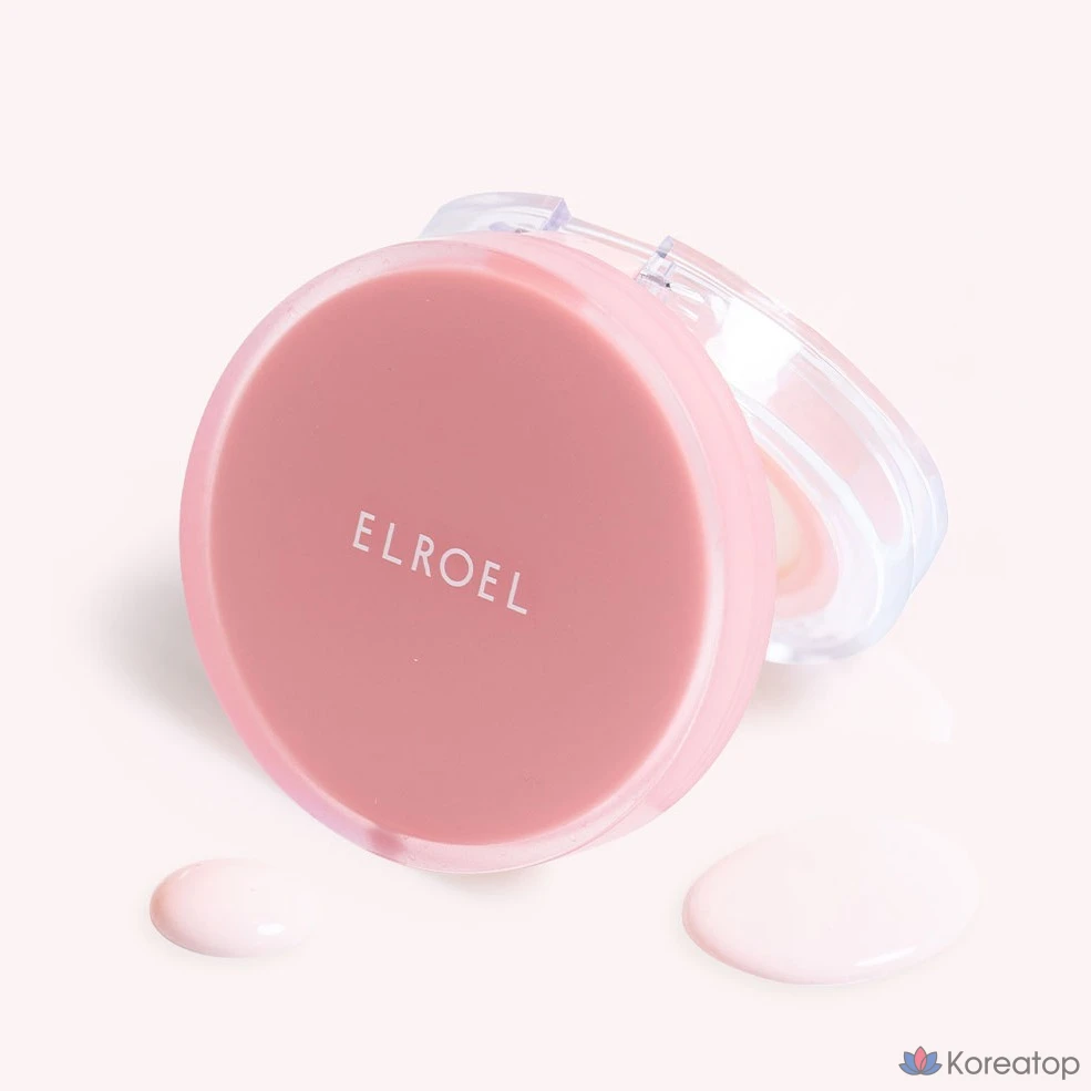 Кушон ELROEL Strawberry Milk Tone-up Big Sun Cushion SPF50 PA++++, 25 г, 1 шт.