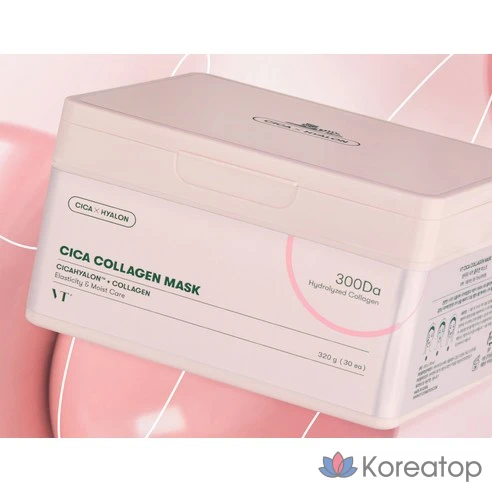 Маска Cica Collagen Mask от VT Cosmetics, 30 шт., 1 упаковка