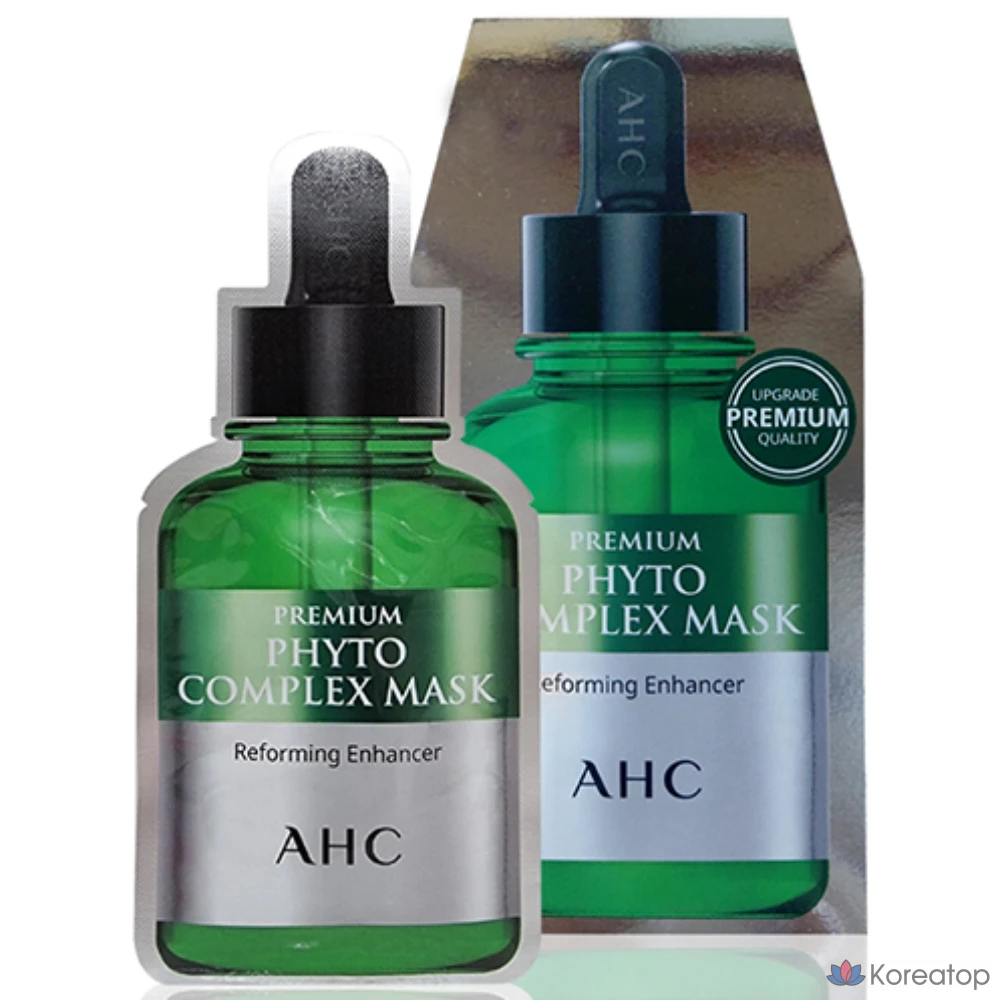 Тканевые маски для лица AHC Phyto Complex, 5 штук, 1 упаковка