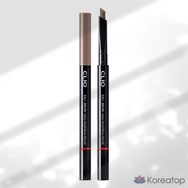 Карандаш для бровей Clio Kill Brow Auto Hard Brow Pencil, оттенок 07 Gray Pink, 1 шт.
