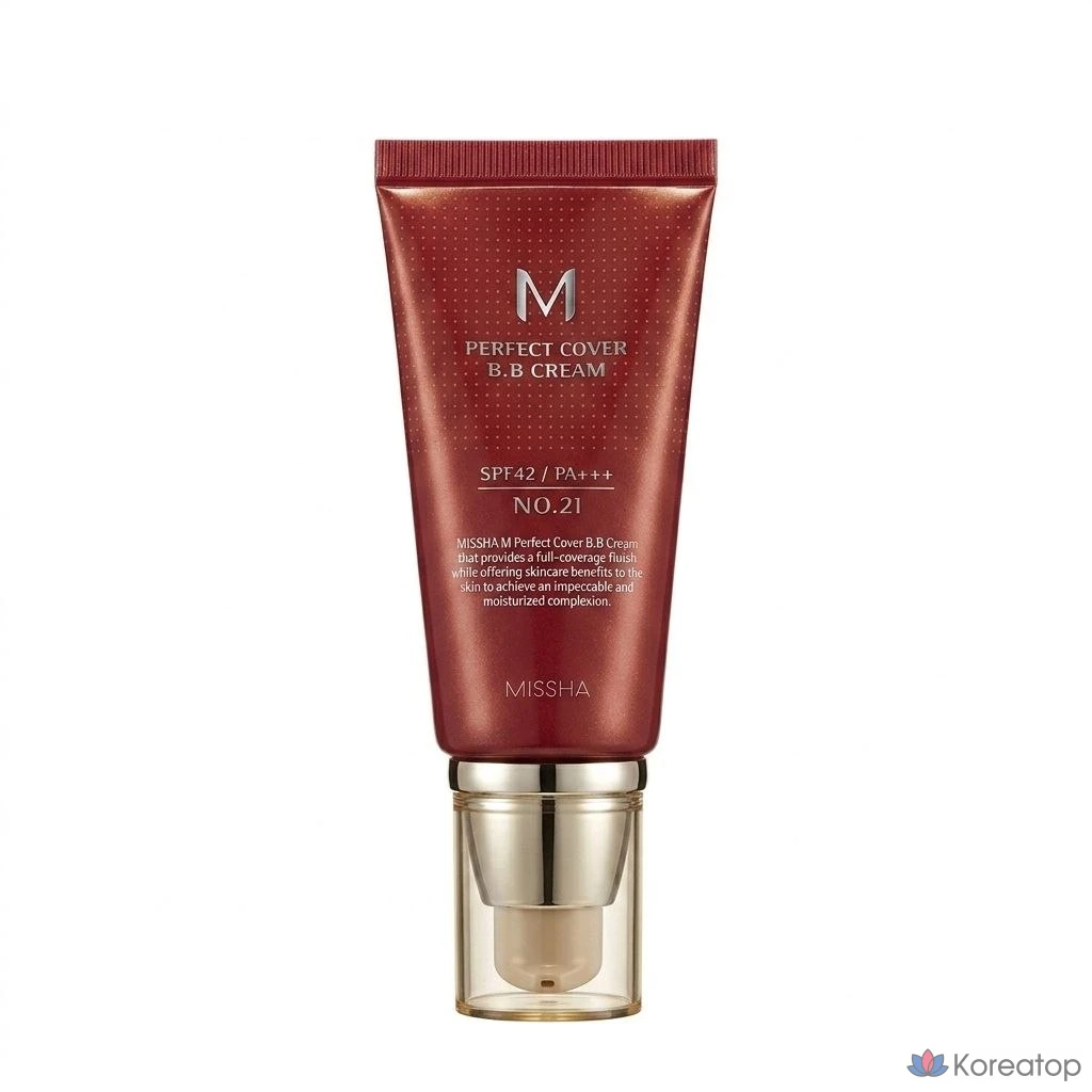 ВВ-крем Misha Perfect Cover (SPF42 / PA+++) № 21 Светло-бежевый, № 21 Светло-бежевый, 50 мл, 1 шт