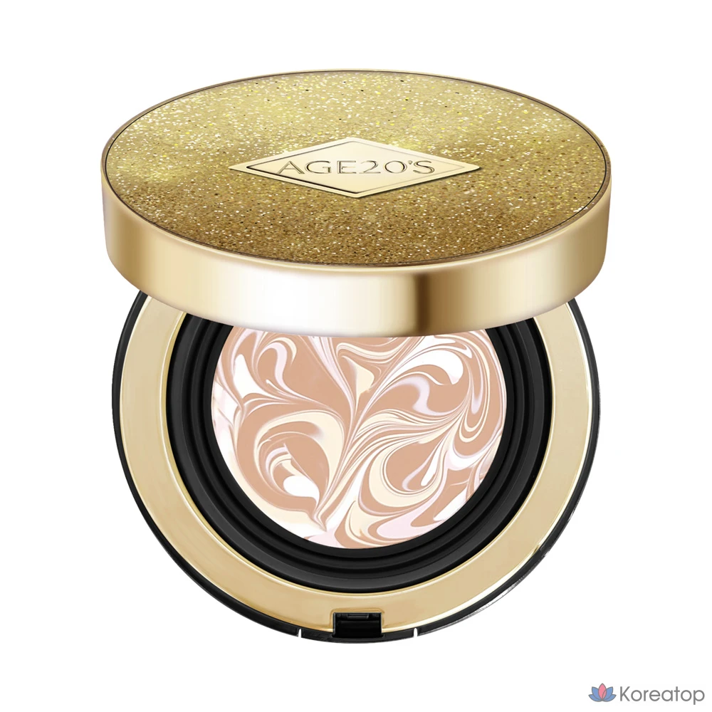 Luxe Gold Ampoule Pact + Puff, 1 шт., артикул 21 + Puff.