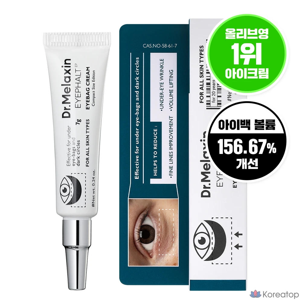 Крем для кожи вокруг глаз Dr.Melaxin Eyepalt, 7 мл, 1 шт.