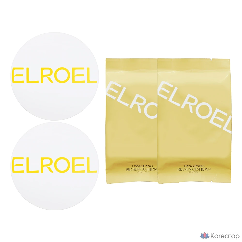 Кушон ELROEL Sun Cushion Pang Pang Big Sun Cushion, 100 г, 4 шт.