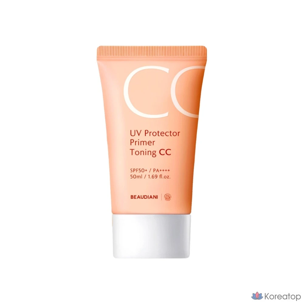 Beaudiani UV Protector Primer Toning CC Cream SPF50+ PA++++, 50 мл, 1 шт.