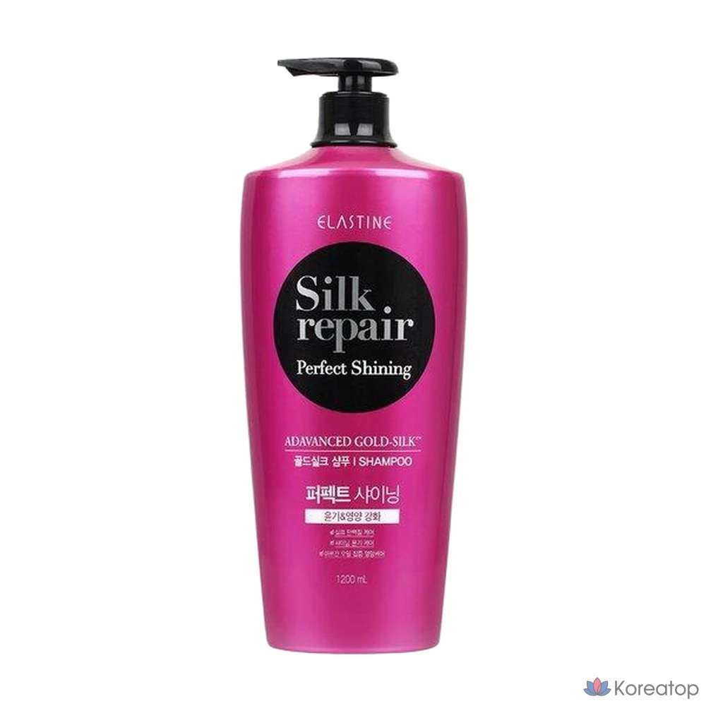 Шампунь LG Household & Health Care Elastine Silk Repair Perfect Shining Shampoo, 1200 мл, 1 флакон