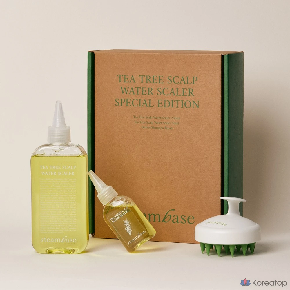 Набор из 3 предметов для улучшения состояния кожи головы с паровым маслом и устранения неприятного запаха (средство от выпадения волос на основе масла чайного дерева), 1 комплект.