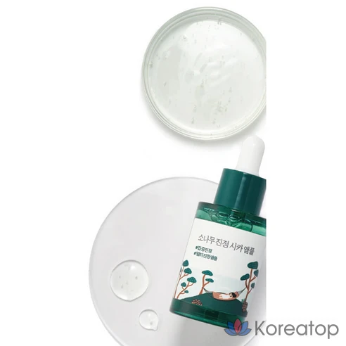 Ампула с экстрактами сосны и центеллы для проблемной кожи Round Lab Pine Calming Cica Ampoule, 30 мл