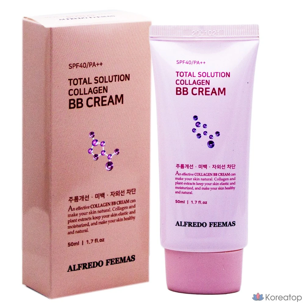 BB-крем Alfredo Feemas Total Solution Collagen, 50 мл, 1 шт.