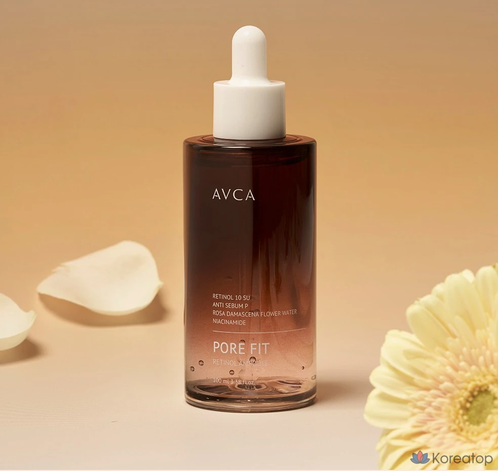 Ампула AVCA Pore Fit Retinol для очищения пор, 100 мл, 1 шт.