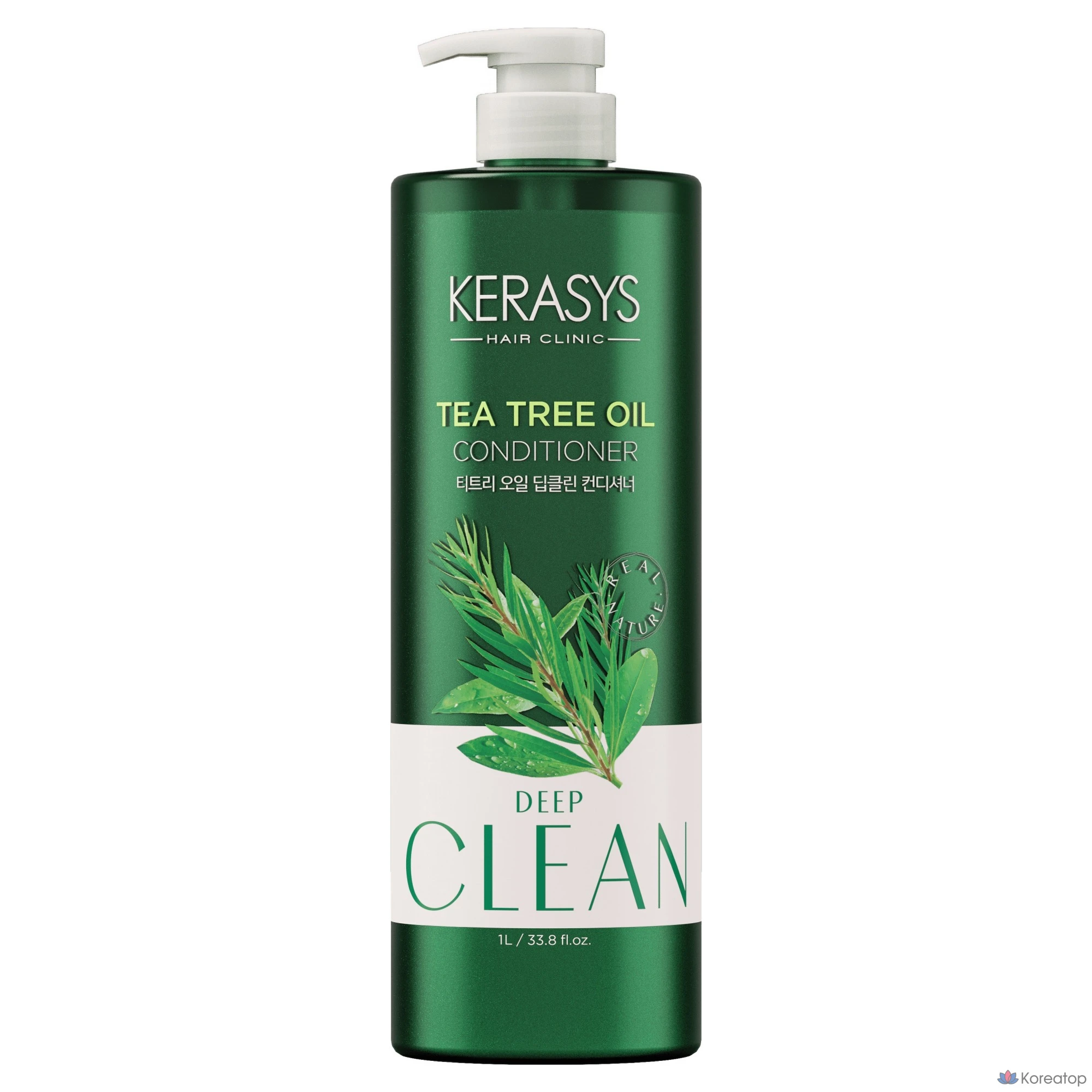 Кондиционер для глубокого очищения волос KeraSys с маслом чайного дерева, 1 л, 1 шт.