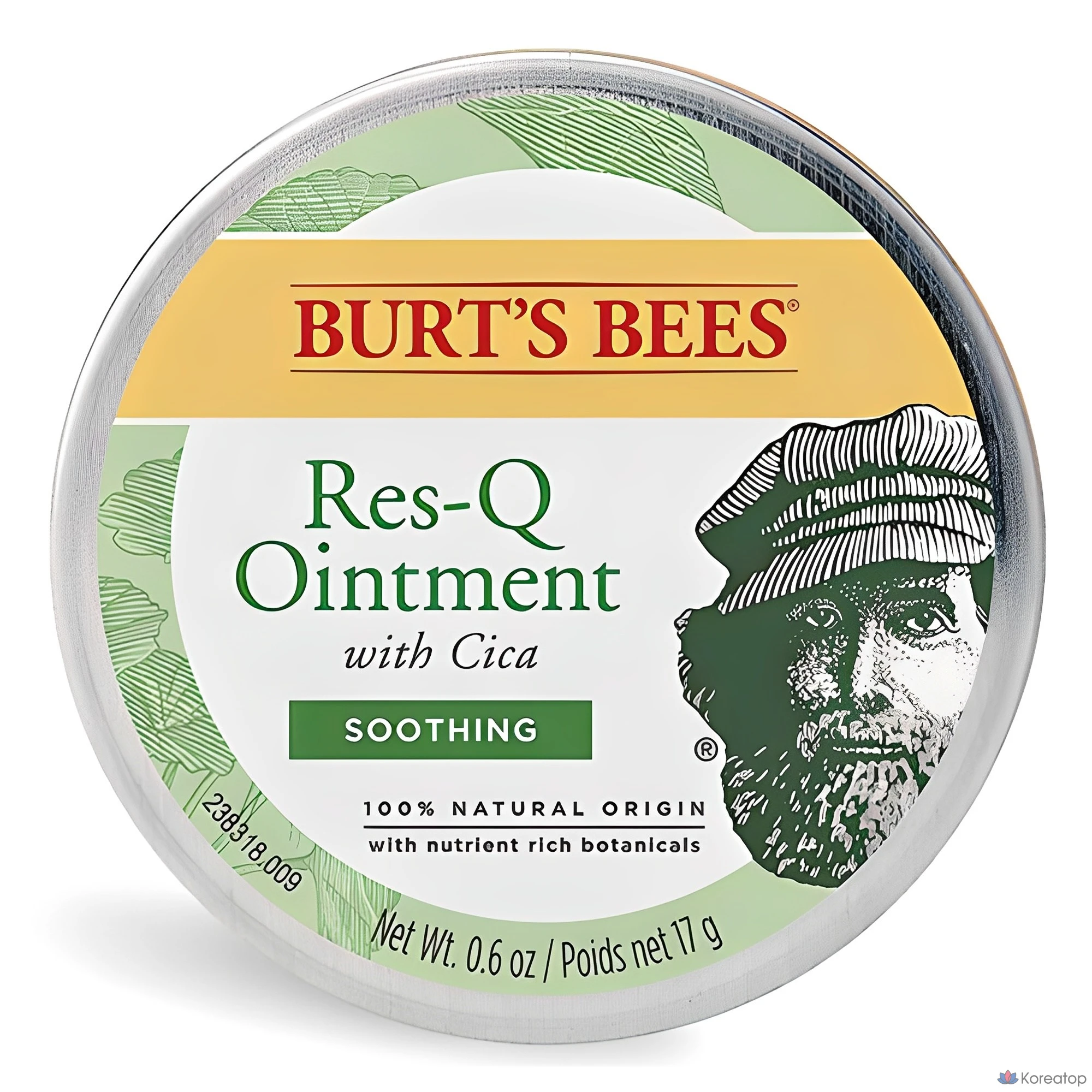 Мазь Burt's Bees Rescue с бальзамом Cica, разные оттенки, 17 г, 1 шт.