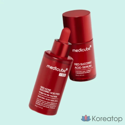 Medicube Red Serum Set (Сыворотка-пилинг + трассирующая сыворотка)