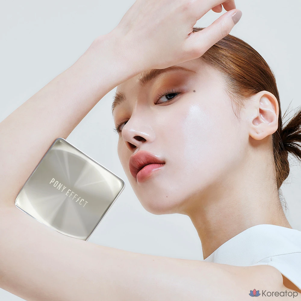 Тональный крем-кушон Pony Effect Zoom-In Cushion Foundation в оттенке Mesh, 15 г + сменный блок 15 г, 002 Натуральная слоновая кость (№ 21), 1 шт.