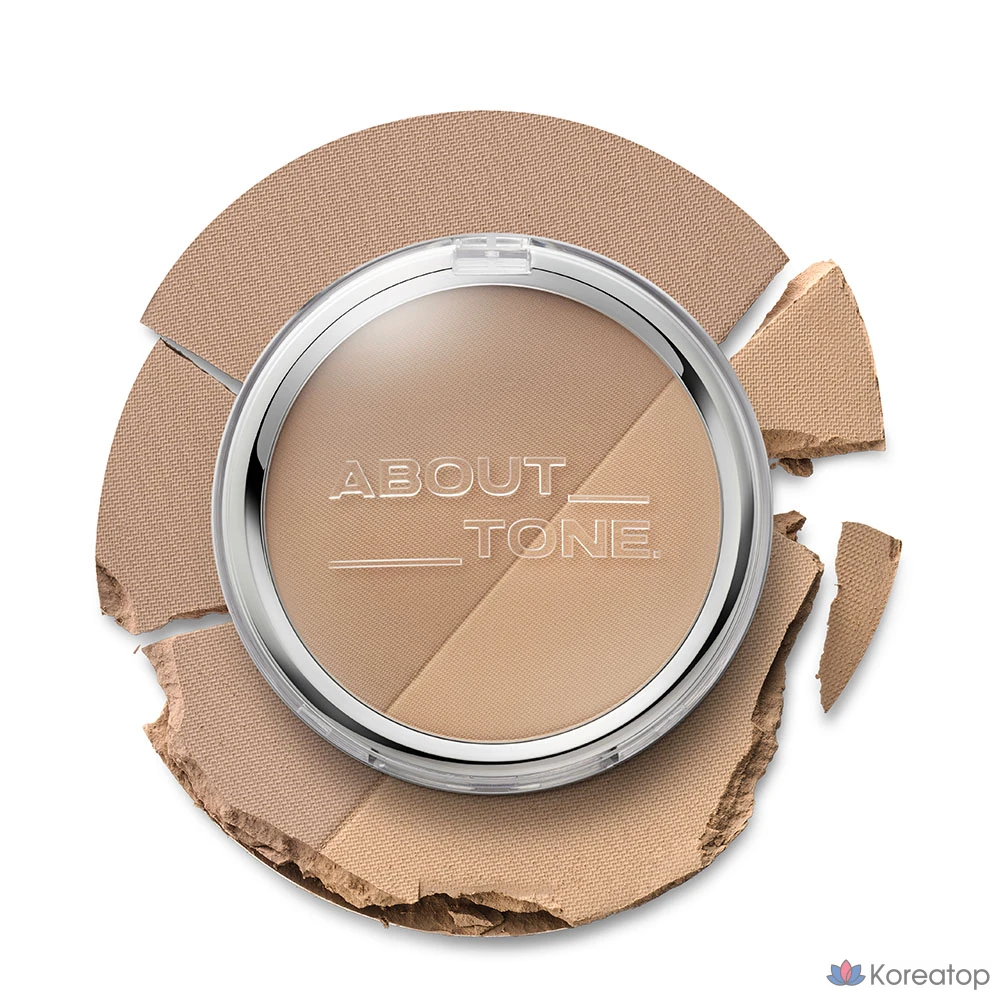 Пудра для контуринга ABOUT TONE Blur Powder Shading, оттенок 02 Warm Mute, 10 г, 1 шт.