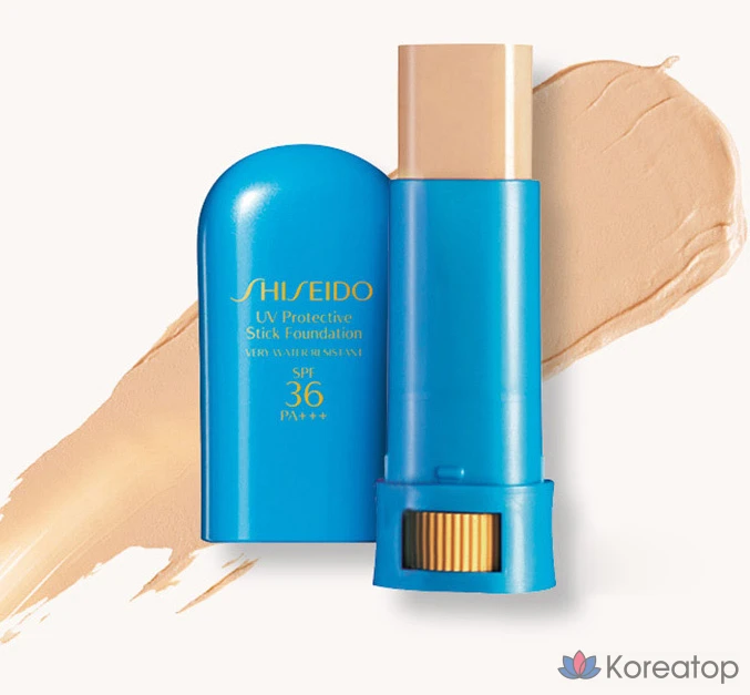 Солнцезащитный крем Shiseido UV Protective Stick Foundation SPF36 PA+++, оттенок Beige, 9 г, 1 шт.